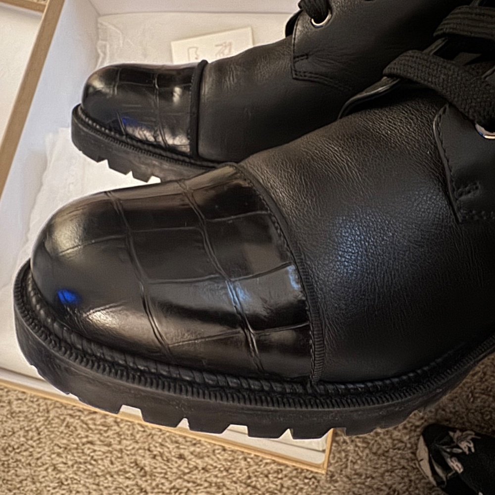 Christian Louboutin Mayr combat boots size 38 - Picture 3 of 11